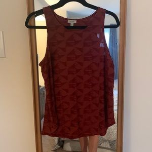 Patterned Tank Top